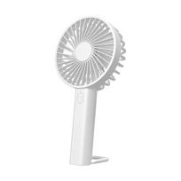 (White) F35 Powerful Handheld Fan 1200mAh 3 Speed Desk Fan with Hanging Hole Rechargeable Cooling Fan balta