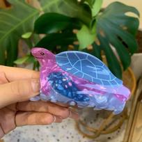 Acrylic Hair Claw Non-Slip Half Up Hair Grab Vivid Animal Hair Clip  Daily Pink Sea Turtle