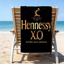 Hennessy Xo Microfiber Beach Towel, Lightweight And Quick-Dry, for Summer Travel, Beach Essential, Swimming Pool Outdoor 70cmx140cm(27x55inch)