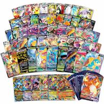 100 vnt. Pokemon kortelių Blizgančios VSTAR GX EX VMAX MEGA TAG TEAM Energija Treneris Charizard Pikachu Kolekcija Kovos kortelė S07 30PCS - VMAX