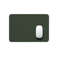 Waterproof Anti-slip Home Office Laptop Computer Desk Mat PU Leather Mouse Pad Keyboard Mice Mat tamsiai žalia spalva