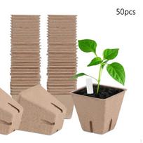 Plant Seedling Planting Pot Square for Greenhouse Accessory Small