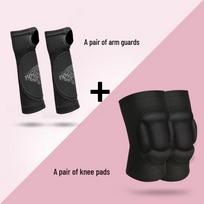 Beirong Professional Volleyball Arm & Knee Protection Set pink