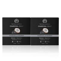 The Man Company Charcoal Soap | Detoxes & Nourishes | Infused With Charcoal & Coconut | Toxin-free | Suitable For All Skin Types | Prevents Dryness