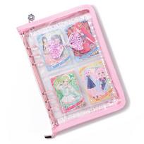 Trading Card Pashakore Storage Trading Card 20 Refill Sheets Holds 160 Perfect for Fan Carry Your Sparkling Ribbon Pattern Case, File, Binder, A5, rožinė