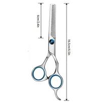 Professional Hairdressing Scissors Stainless Steel Cutting Thinning Barber Shear for Home Salon Use