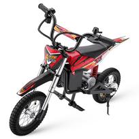 iScooter A12 Vaikams Elektrinis Motokrosas, 12  Pneumatinės Padangos, Priekinė ir Galinė Pakaba raudona