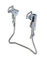 SHOWA INDUSTRIES Bicycle Double Kickstand for Standard Claw for Single Gear and Internal Gear Shifting 16 CP Chrome Plated Children's Type, Models, gray