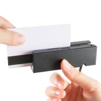 MSR100 Magnetic Stripe Reader for POS System, USB Plug-and-Play Card Swiper for PC/Laptop/Tablet Acess Control VIP Bank Card juoda