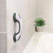 Shower Handle Grab Bars Ultra Grip Dual Locking Safety Suction Cups Helping Handle Anti Slip Support for Toilet Bathroom 1pc pilka
