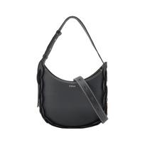 [Pre-Owned] Shoulder Bag With Metal Logo In Leather - Excellent #WOKR7A ONE SIZE