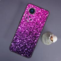 Aqua Blue Rainbow GLITTER SPARKLES For Huawei P20 P30 P40 Lite Pro Nova 5T Nova 9 P Smart 2019 Case For Honor 50 Lite Cover Honor 50 purple