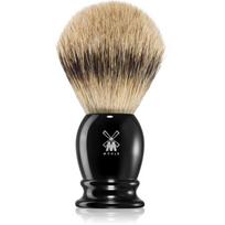 Mühle CLASSIC Silvertip Black skutimosi šepetėlis iš barsuko plaukų vidutinis 1 vnt.
