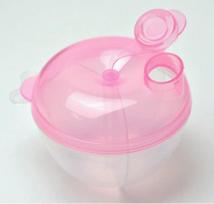 Rotating Three-Layer Powder Container Baby Formula Storage Box with Lid and Pouring Spout Stackable Design for Easy Dispensing and Organization One Size