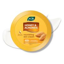 Joy Honey & Almonds Deep Nourishing Moisturizer for Dry Skin | Skin Cream for Face, Hands & Body | Contains Natural Sunscreen for Glowing Skin | Re orange