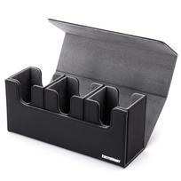 in EXCITEHOBBY Trading Card Deck Set of Holds Approximately 300 Large Sleeve for Magnetic Premium PU Leather Card Storage Case [Featured Magazine] juoda