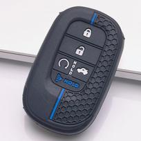 Soft Silicone Remote Key Case for Honda Civic Accord Inspire HRV CRV Pilot Odyssey ZR V XR V Vezel Honeycomb Texture Racing Stripe Key Fob Protector juoda