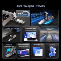 Netac US5 Portable SSD U-Disk 256GB