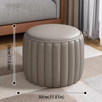 Low Profile Pumpkin Stool Cushion Seat Footstool Modern Style Small Stool  Shoe Changing Area rožinė