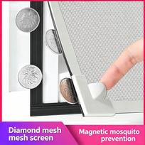 Magnetic Jinguang mesh invisible anti-mosquito screens, self-installing velcro, simple household magnet sand curtains, self-adhesive windows 50*80CM