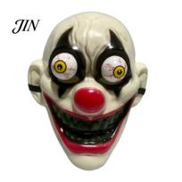 Realistic Bloodshot Eyeball Horror Mask Halloween Full Face with Protruding Eyeballs, Scary Party Secret Room Escape for Adult Cosplay Costume Parties balta