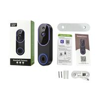Wireless Video Doorbell with Two-Way Audio Home Camera for Indoor Outdoor Monitoring One Size
