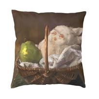 Nightmare Furbys Cartoon Robot Toys Cushion Cover Double Side Print Floor Pillow Case For Sofa Custom Pillowcase Decoration Peach skin 18*18(CM)-1Pcs