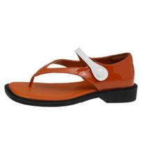 Flip-flops Anti-slip New Style Shoes Women's Shoes Beach Flat Slippers 35 oranžinė