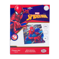 CRAFT BUDDY SPIDER-MAN CRYSTAL ART Atvirukas „Žmogus-voras“, 18 x 18 cm