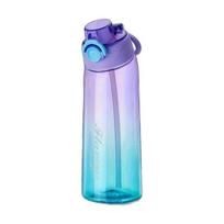 Sportinis vandens butelis aktyviam laisvalaikiui,  900ml violetinė + vieno kvapo priedas