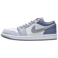 Air Jordan 1 SE Comfortable Soft Low Top Retro Basketball Shoes Men sneaker White Silver IX5003101 44.5 white