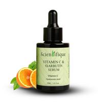 SCIENTIFIQUE™ Vitamin C & Alpha Arbutin Face Serum - With Niacinamide, Hyaluronic Acid, Kojic Acid & Glycolic Acid | Dermatologist Recommended | Br