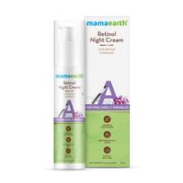 Mamaearth Retinol Night Cream For Women with Retinol & Bakuchi for Anti Aging, Fine Lines and Wrinkles - 50 g white