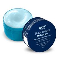 WOW Skin Science Aqua-Sphere Moisturiser | Up to 48Hrs Hydration | Ultra-Light Gel | Deep Moisture Lock | Lightweight & Non-Greasy | For All Skin T