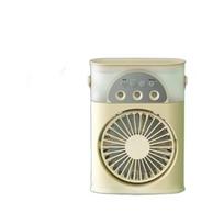Portable Mini Air Conditioner USB Small Fan 3-Spray Cooling Fan Multifunctional Water Cooling Dorm Home Ice Fan 50 sets of custom logo balta