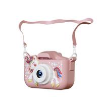Vyvylabs 2026 Upgraded Mini Kid Photo Camera with Music 1080P Digital Video Camera Festival Birthday Gifts for Girls and Boys juoda