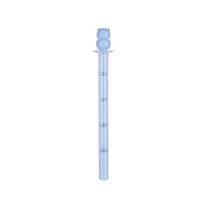 Type Safety Infant Food Feeder Baby Medicine Feeder Solid Feeding Tool Baby Dropper Type Feeder mėlyna