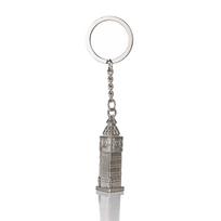 Festival Fashion Unisex Big Ben Clock Gifts Men Key Holder Keychain Metal Key Ring auksas