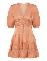 Sandro - Mylene Short Dress - Trumpa suknelė - Oranžinė