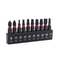 10Pcs Professional Torxes Driver Bit Alloy Steel Metric Size NonSlip Design Heavy Duty Construction For Workshops 1