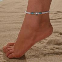Bohemia Style Anklets Sea Turtle Anklets Women Elastic Rope Chains Adjustable Ankle Bracelet Beach Jewelry Summer Accessories