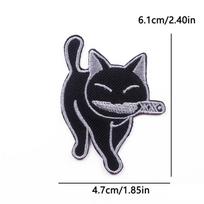 Biker Style Fierce Gorilla Snake Iron On Embroidery Patch for Leather Jacket Motorcycle Vest Biker Gang Gear Edgy Decor Sewing