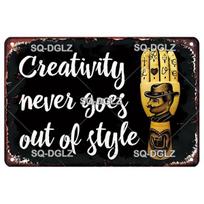 Vintage Barber Sign Metal Wall Decor Retro Tin Plaque for Man Cave Garage 20x30cm（7.8x11.8inch）