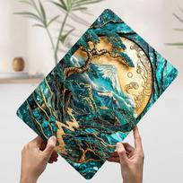Auksinė harmonija Fuji meno skardinės plakatų individualizuotas sienų menas Vintažiniai metaliniai ženklai Retro skardinė plokštelė žaidimų dekoravimo kambariui 20x30cm（7.8x11.8inch）