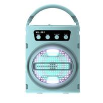 3-Inch Portable Bluetooth Speaker, Mini Bass Subwoofer, Outdoor Home Use, Microphone Karaoke, Wireless 5.0 juoda