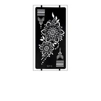 Legs Arm Henna Tattoo Stencil Stickers Lace Fake Tattoo Henna Tattoo Decals  Finger Hand S 0313