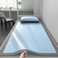 Jacquard Ice Silk Sleeping Mat Summer Cooling Pad for Student Dormitory Bedroom Bed Nonwoven Surface Without Pillowcase 90x200cm