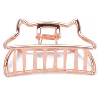 Non-Slip Design Hair Claw Clips Strong Hold Hair Barrette Clamps Hair Holders  Hair Styling rožinio aukso spalvos