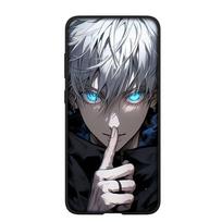 Case for iPhone 17 16 15 Xiaomi Poco F8 F7 X7 X6 M8 C85 C75 C71 Redmi Note 14 13 12 11 Pro Max A3 A4 14C 13C 15C Cute Gojo Satoru Jujutsu Kaisen Cover for iPhone 7 švelni smėlinė