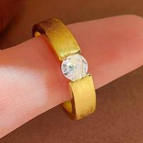 Madingas Moissanite Sužadėtuvių Auksinis Vielos Pjovimo Žiedas Moterims Vyrams Klasikinė Vestuvinė Juosta 925 Sidabro Papuošalai 10 black
